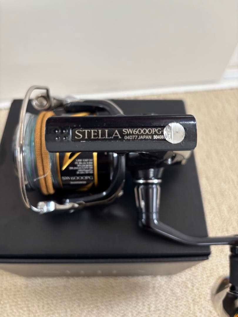 20ステラSW 6000PG 美品 リブレハンドル付き