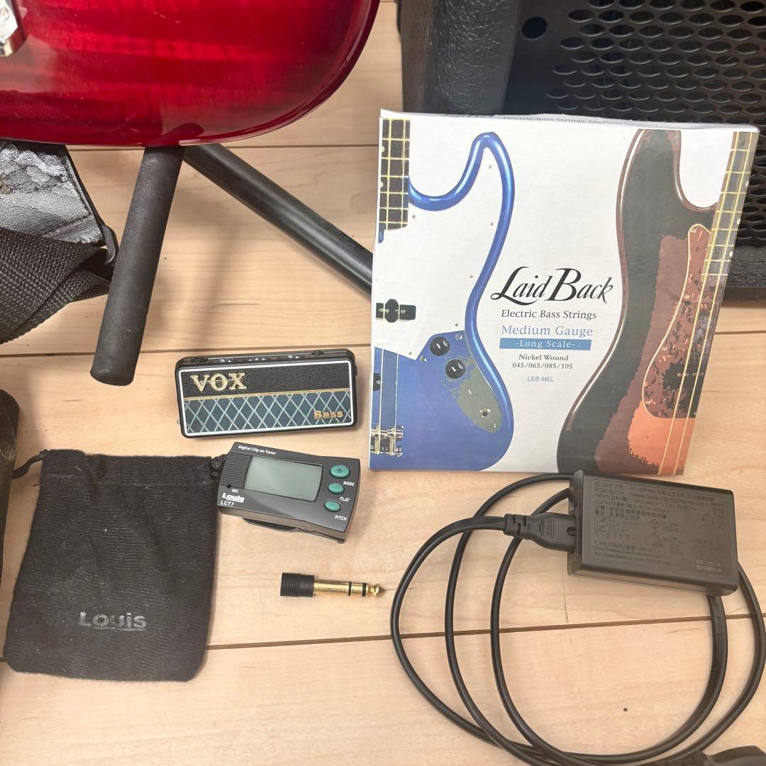 送料無料✨ BUSKERS バスカーズ エレキベース 初心者セット アンプ付