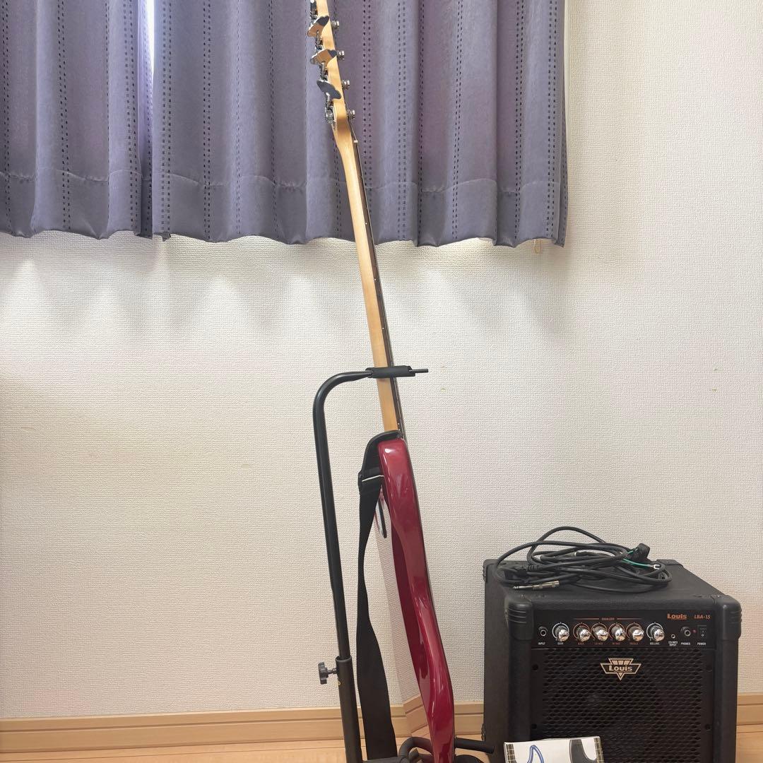 送料無料✨ BUSKERS バスカーズ エレキベース 初心者セット アンプ付