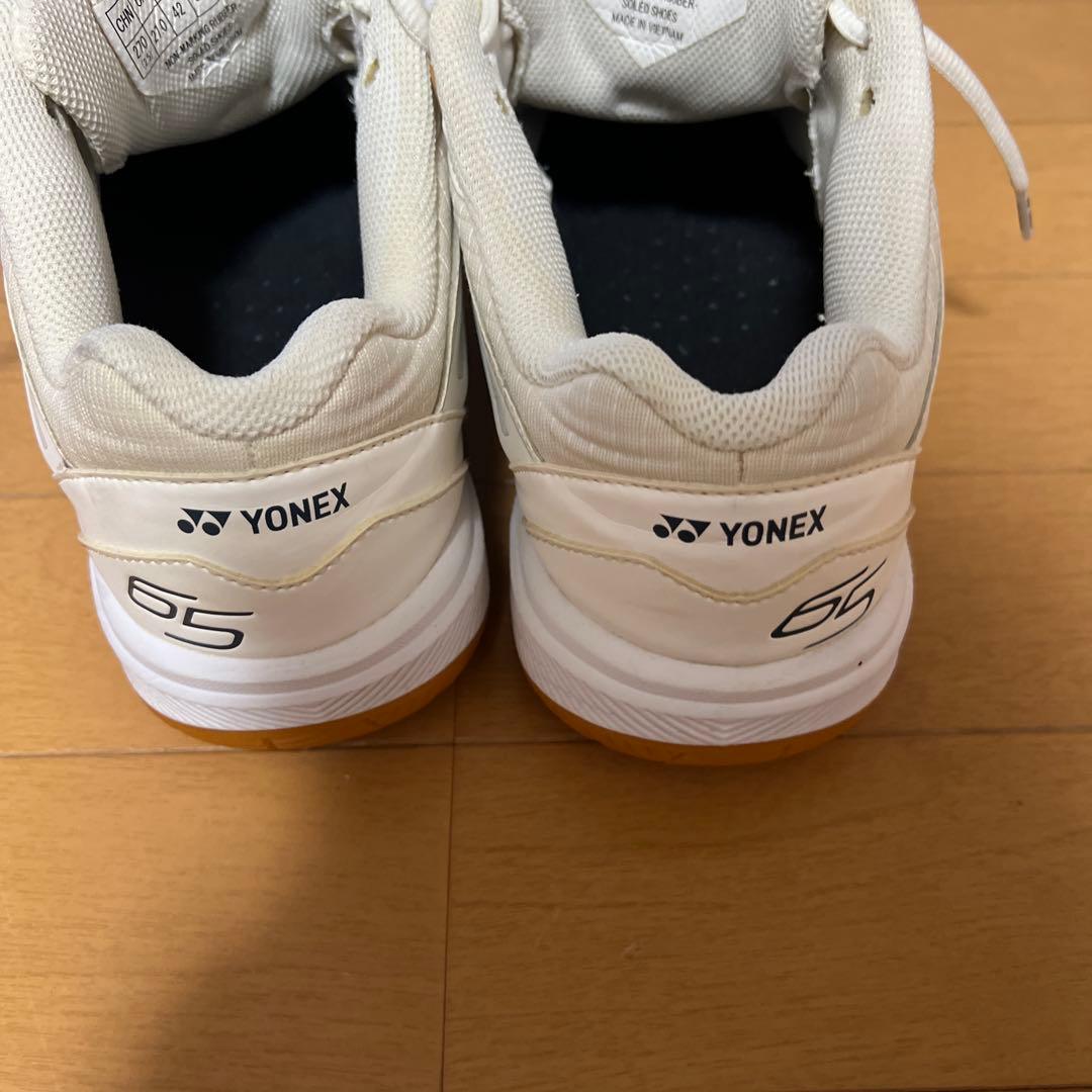 YONEX バドミントンシューズ 65 27.0cm ホワイト