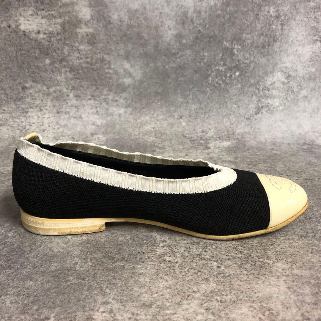 ■ CHANEL シャネル パンプス バレエシューズ G34350 ココマーク