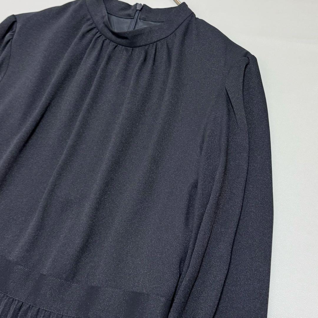 新品タグ付き 23区 洗える クリスタルアムンゼン ウエスト切り替え ワンピース