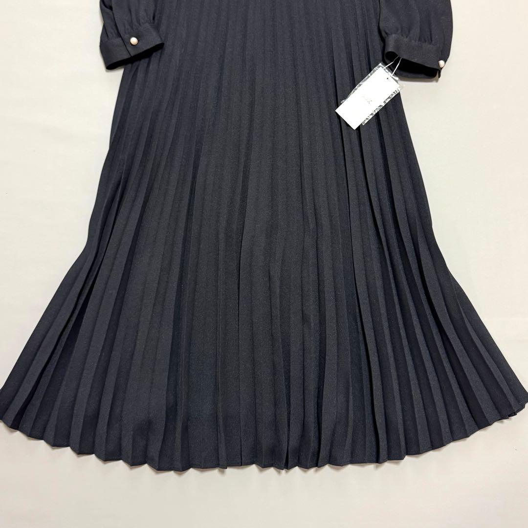 新品タグ付き 23区 洗える クリスタルアムンゼン ウエスト切り替え ワンピース