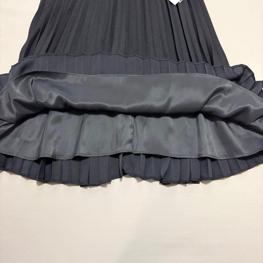 新品タグ付き 23区 洗える クリスタルアムンゼン ウエスト切り替え ワンピース