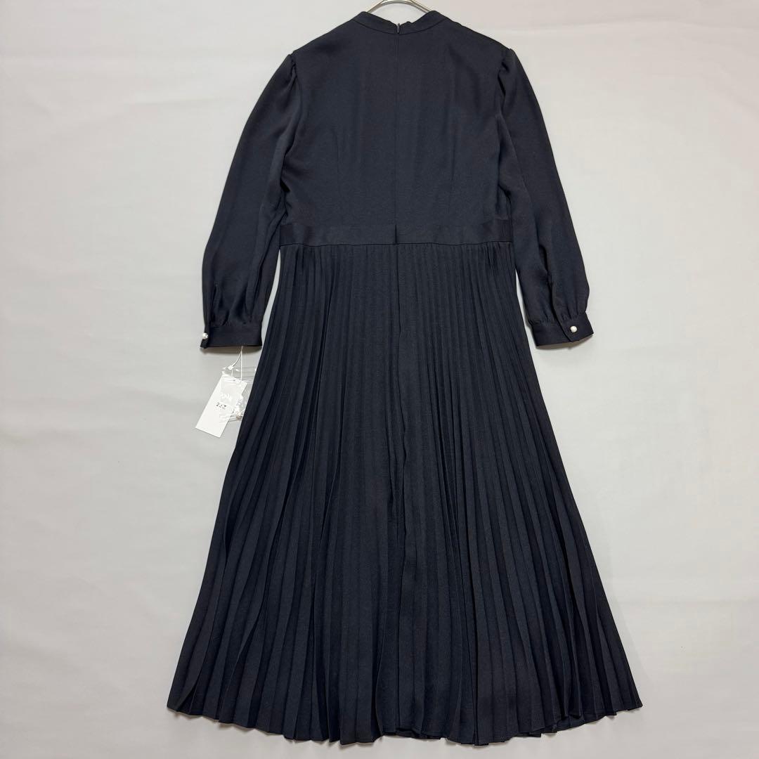 新品タグ付き 23区 洗える クリスタルアムンゼン ウエスト切り替え ワンピース