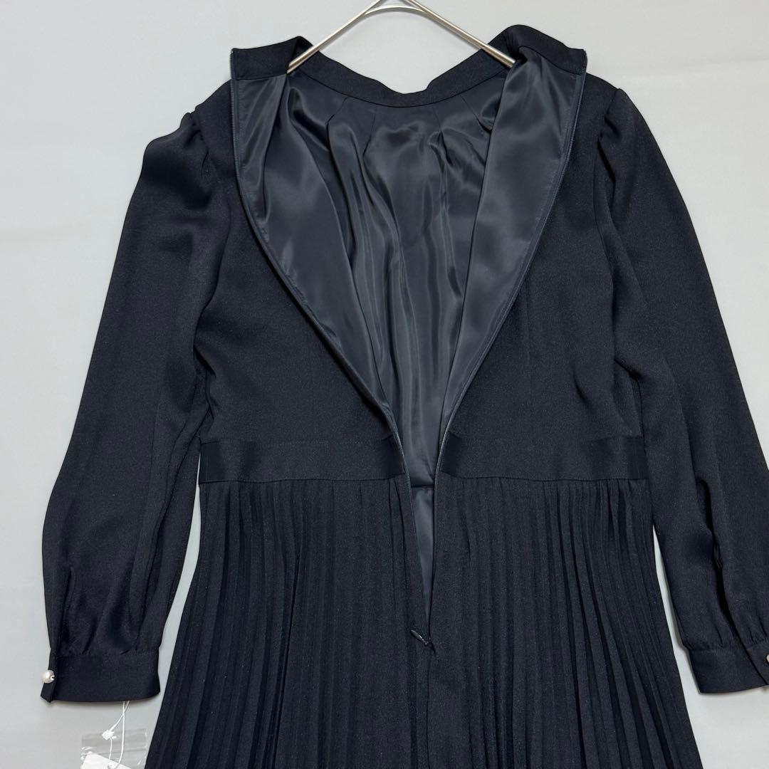 新品タグ付き 23区 洗える クリスタルアムンゼン ウエスト切り替え ワンピース