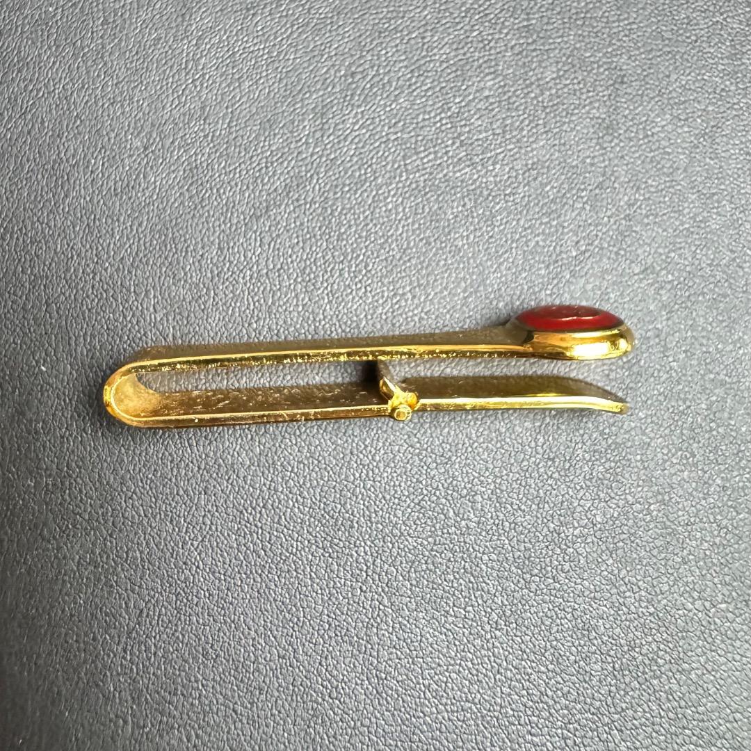 GUCCI グッチ ゴールド ネクタイピン カフス セット ケース付