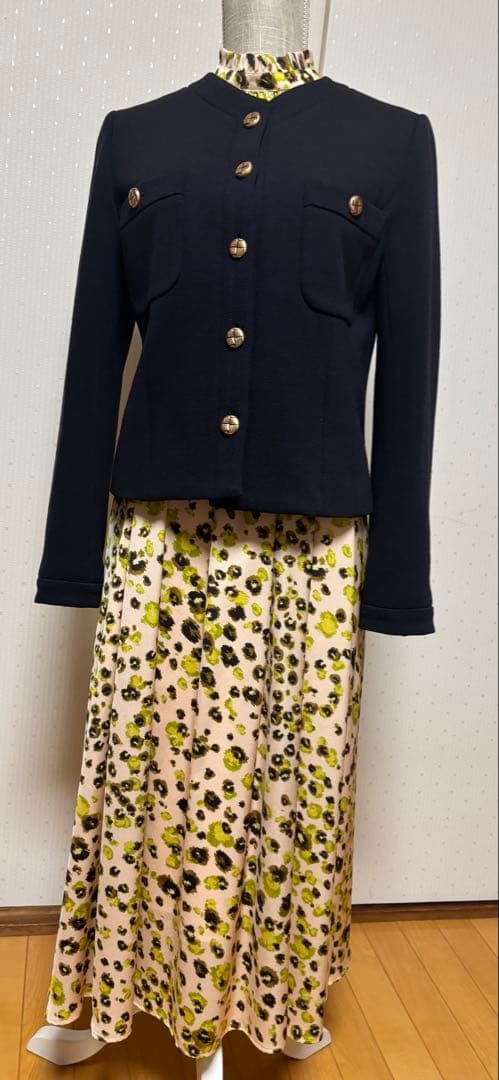 ♡お値下げ♡アナイ♡新品同様♡華やかワンピース♡サイズ38