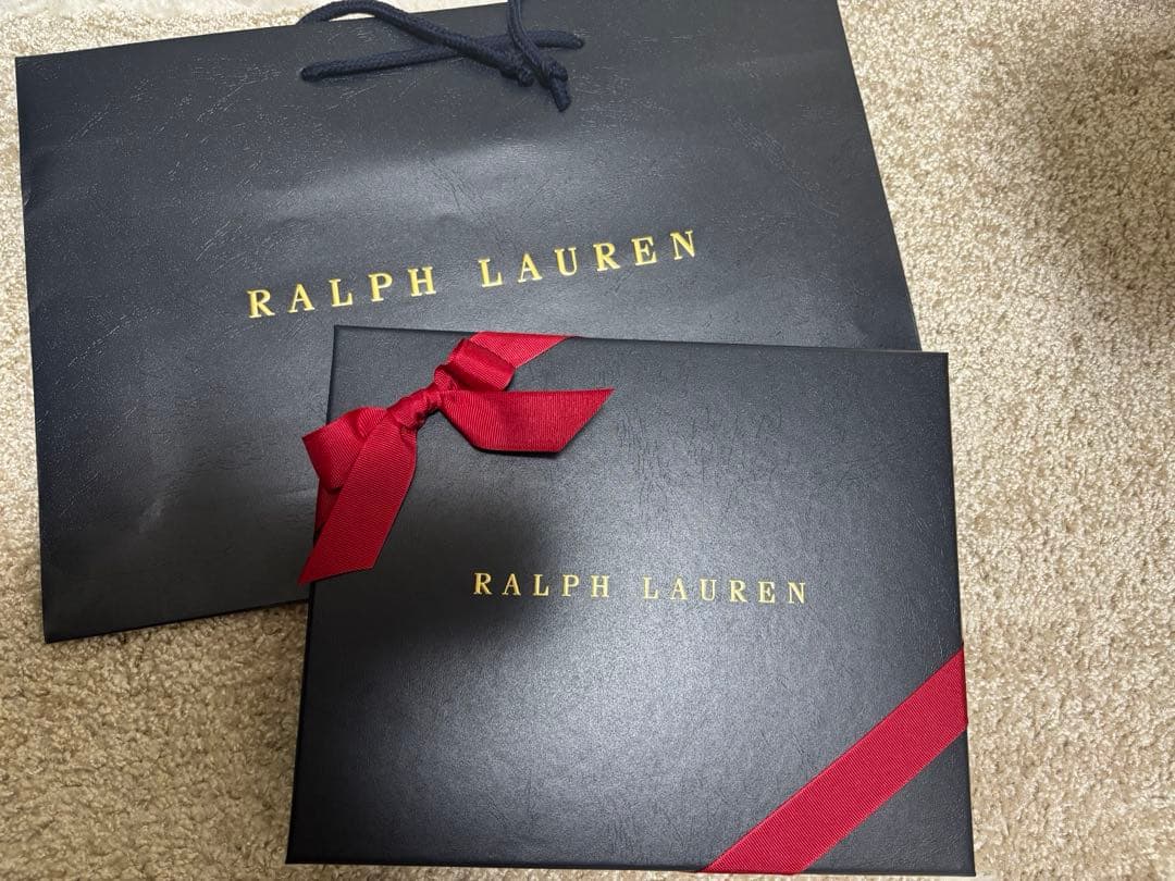 【新品】 Ralph Lauren リバーシブル　ウールブレンド　マフラー