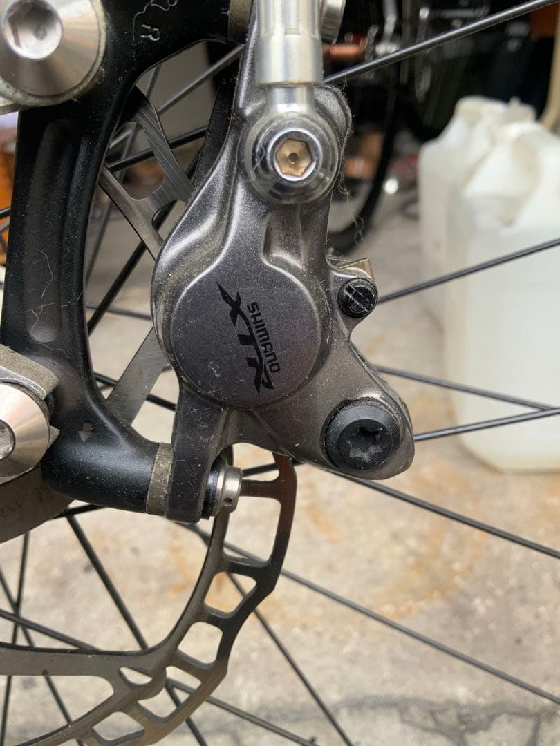 Shimano XTR ディスクブレーキ二本引き　レバー　右　アウトブレーカー