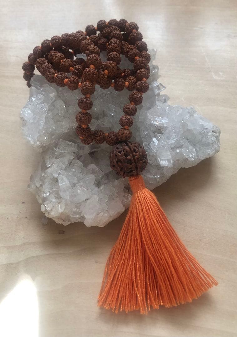 高品質チクナ ルドラクシャ マーラー 108粒