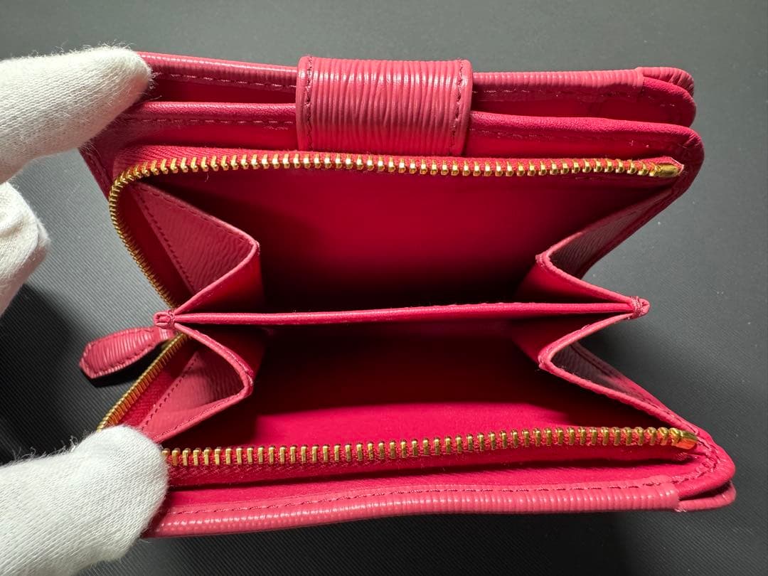 【未使用品】 PRADA 1ML018 ビッテロムーヴ PEONIA ピンク