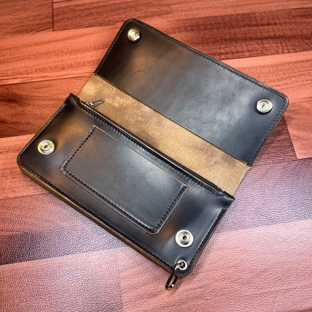 えすあーる野郎【トラッカーウォレット ロング】 3層 ホースバット