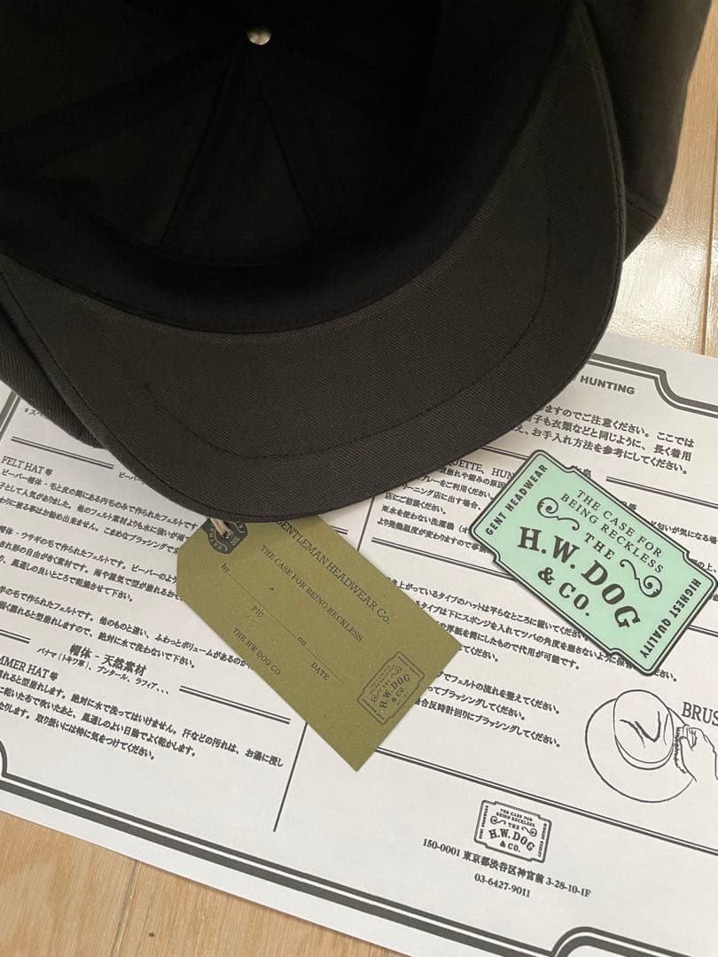 新品⭐︎THE H.W.DOG&CO. キャスケット