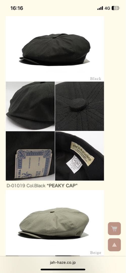 新品⭐︎THE H.W.DOG&CO. キャスケット