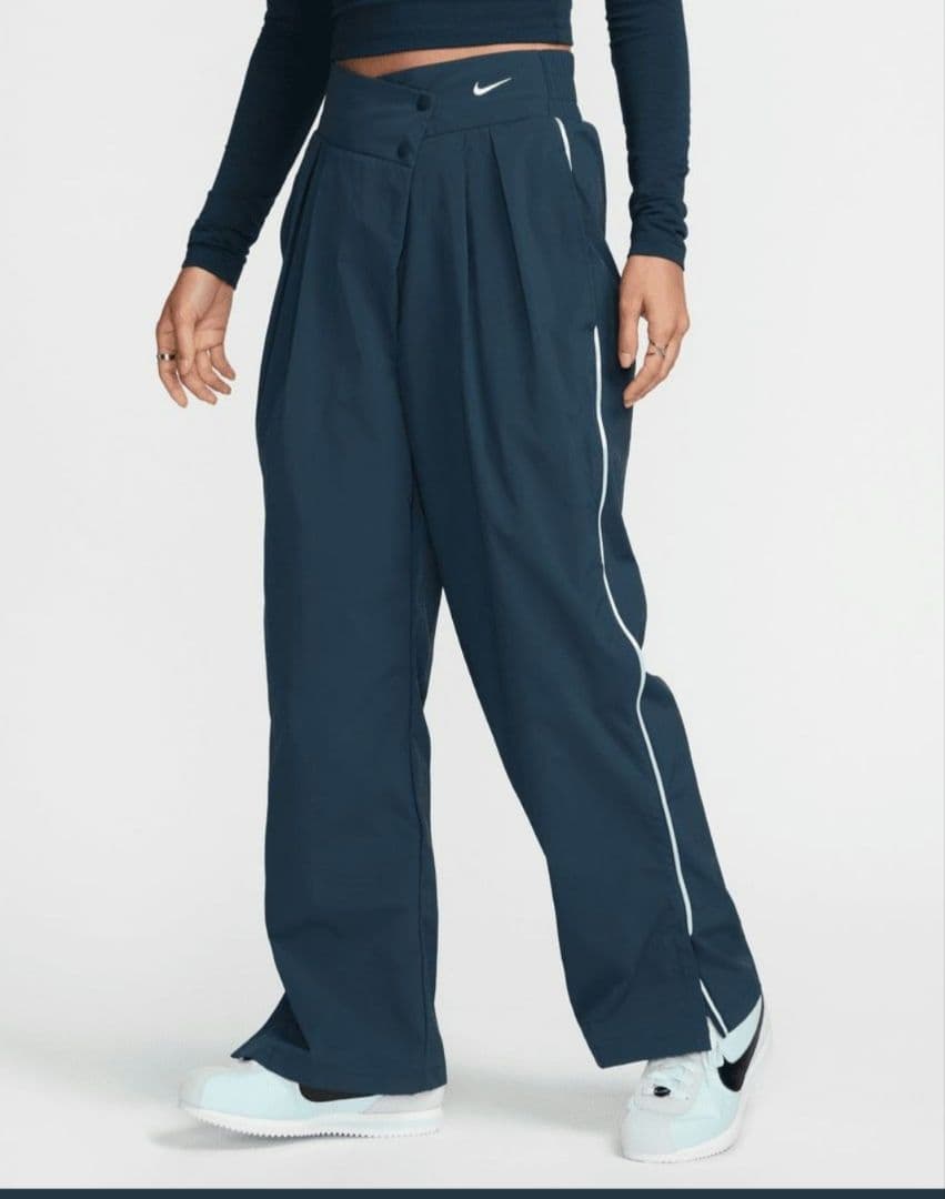 NIKE カーゴパンツ ブラック M アシンメトリカルウエスト