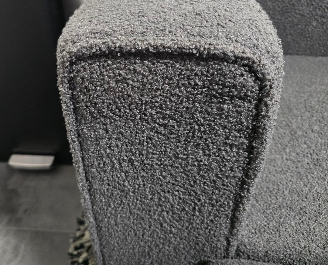 ソファ ブークレ 3点セット パイル地 カウチソファー