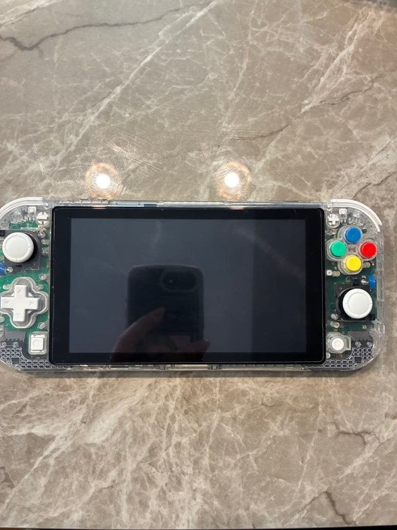 Nintendo Switch Lite カスタム品　クリア 本体