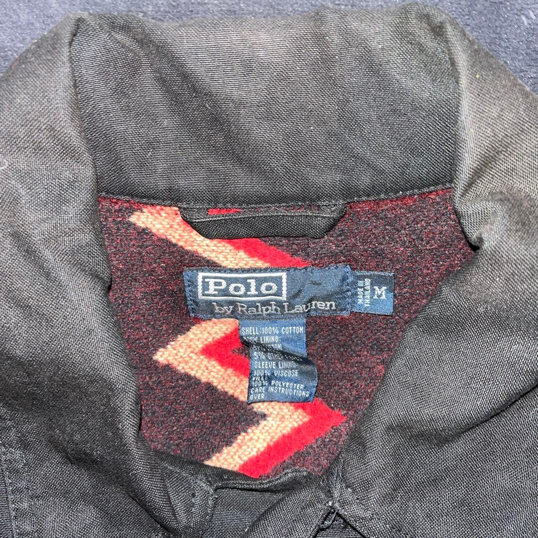 90S ヴィンテージ ラルフローレン ハンティングジャケット M ネイティブ柄