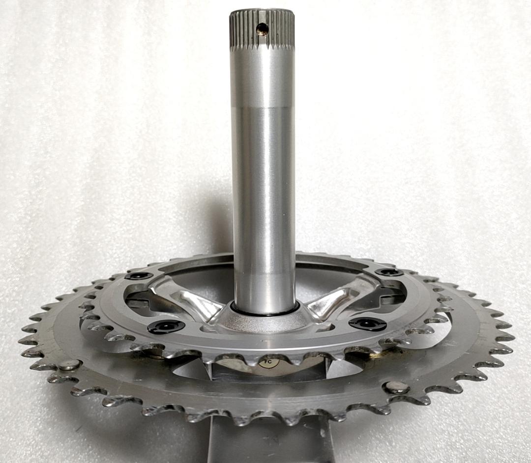 軽量 シマノ FC-R700 165㎜ コンパクトクランクセット 自転車 パーツ