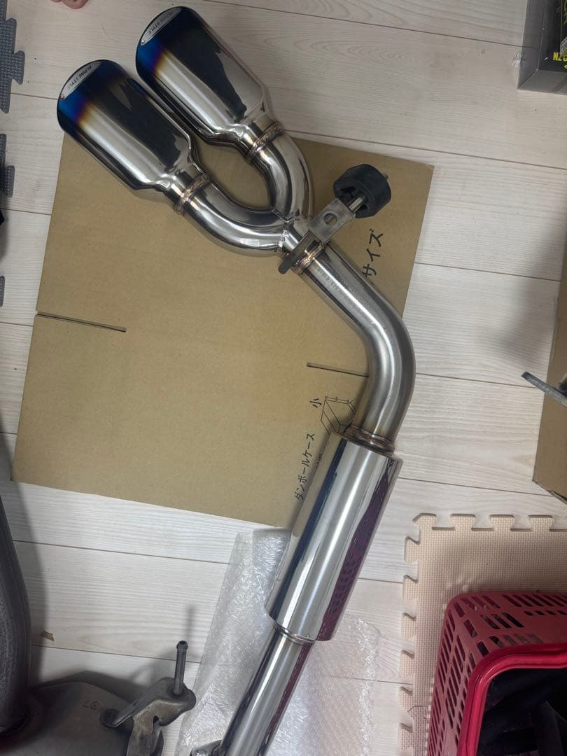 60系ハリアー　ALPINE STYLE デュアルテールマフラー