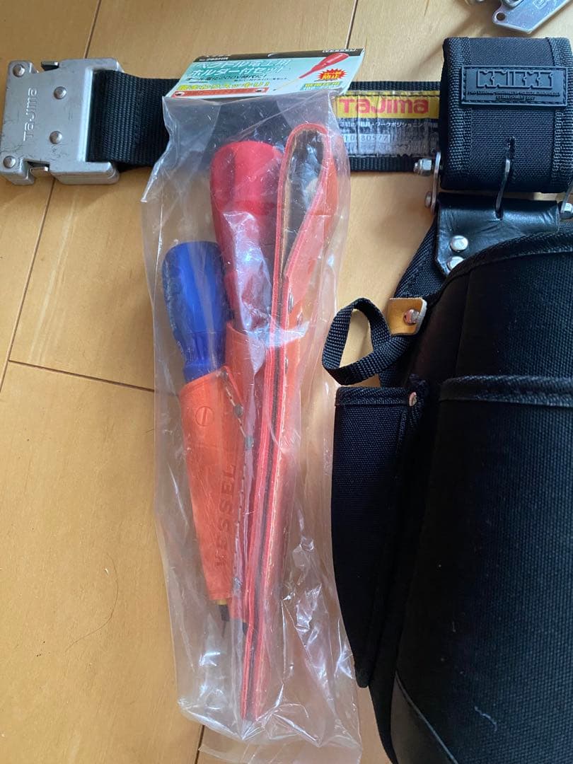 ニックス腰袋・工具差し一式・カラビナ