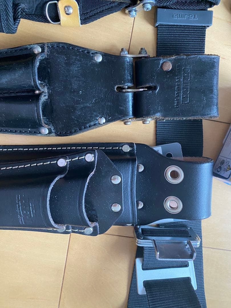 ニックス腰袋・工具差し一式・カラビナ