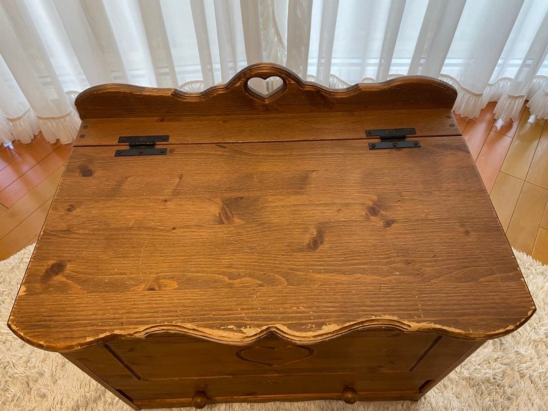 カントリー家具　アンティーク　収納家具　ベンチチェスト