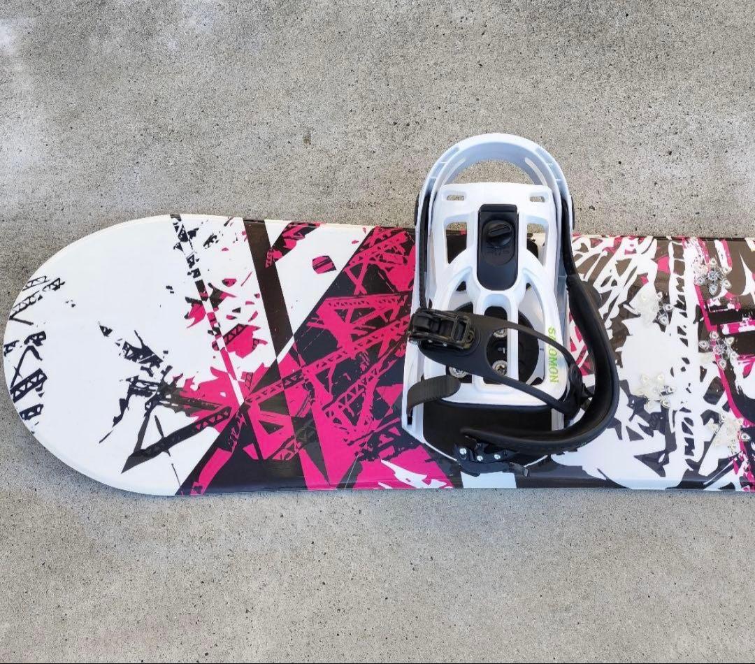 スノーボード 155cm ビンディング付き バッグ付き 3点セット