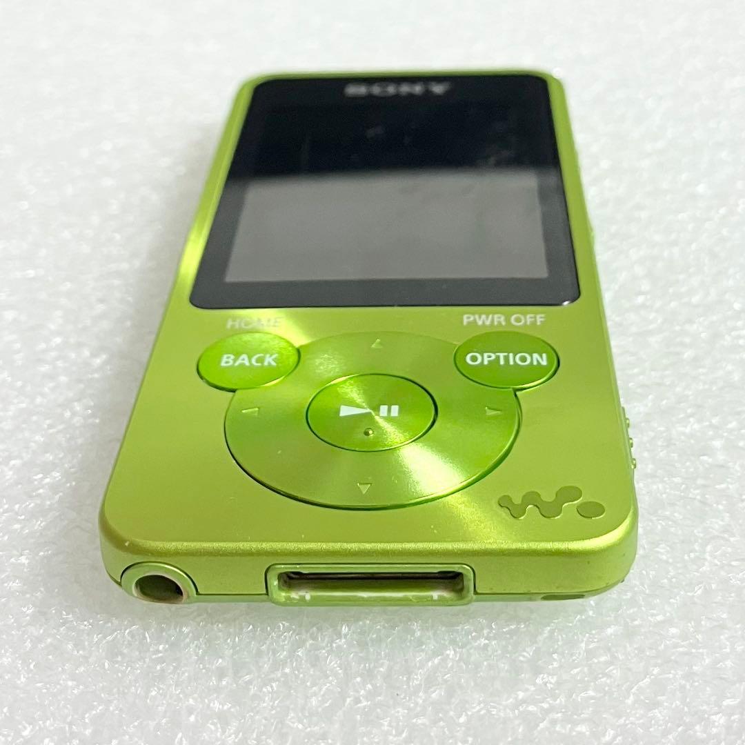 【バッテリー良好】　SONY ウォークマン　NW-S15 16GB ライム