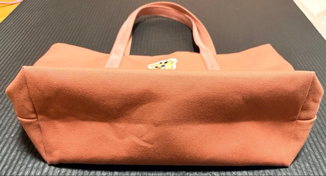 FEILER オールドテディガール ワッペントートバッグ ピンク L 大