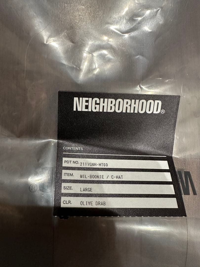 NEIGHBORHOOD 21SS MIL-BOONIE/C-HAT ハット