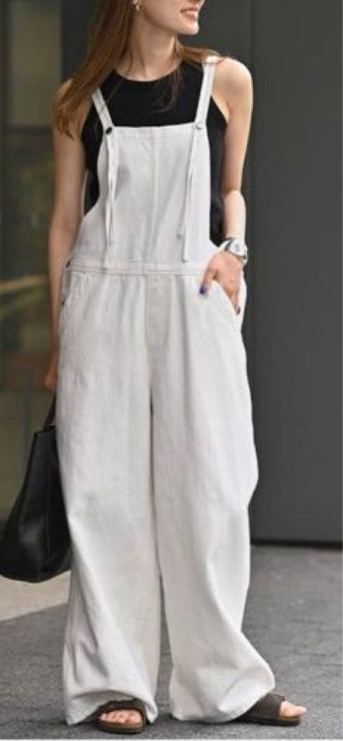 FRAMEWORK コットンヘンプサロペット