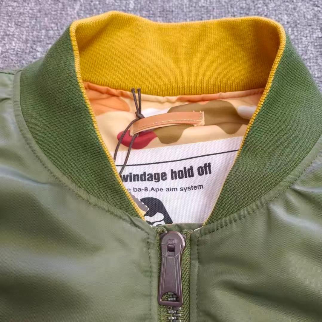 BAPE MA-1 フライトジャケット オリーブグリーン