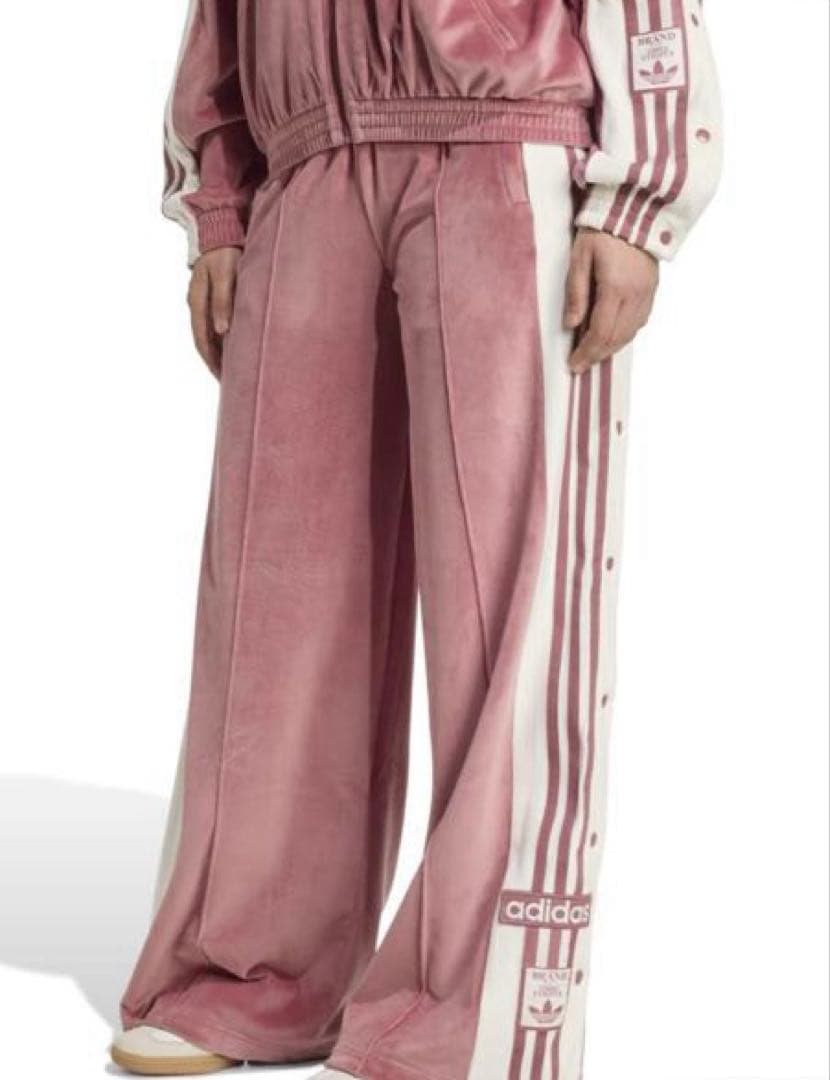 adidas ADIBREAK velour TT ピンク⭐︎重盛さと美⭐︎Mサイズ