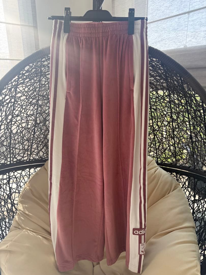 adidas ADIBREAK velour TT ピンク⭐︎重盛さと美⭐︎Mサイズ