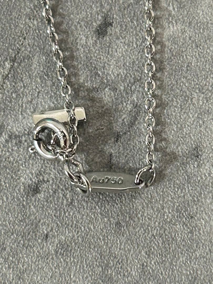 Tiffany& Co. ティファニー ネックレス スマイル ホワイトゴール