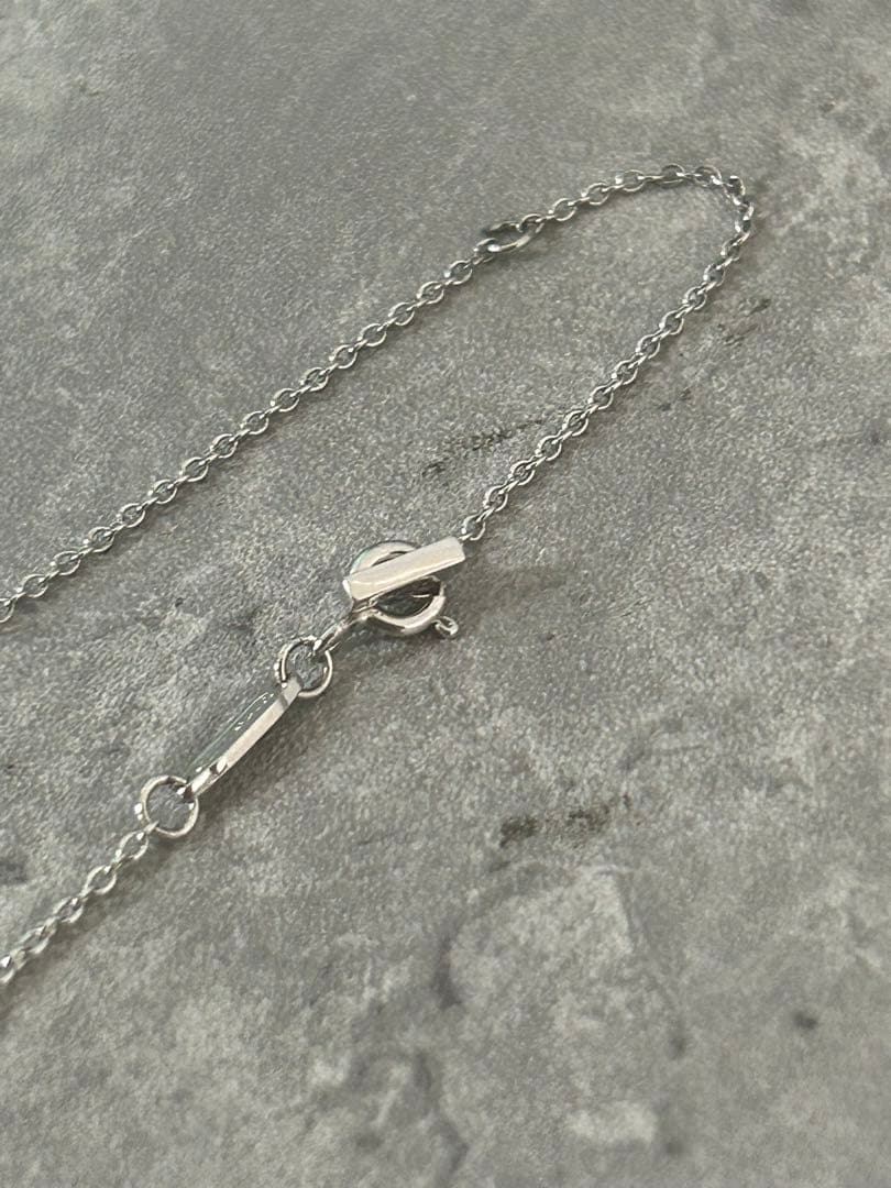 Tiffany& Co. ティファニー ネックレス スマイル ホワイトゴール