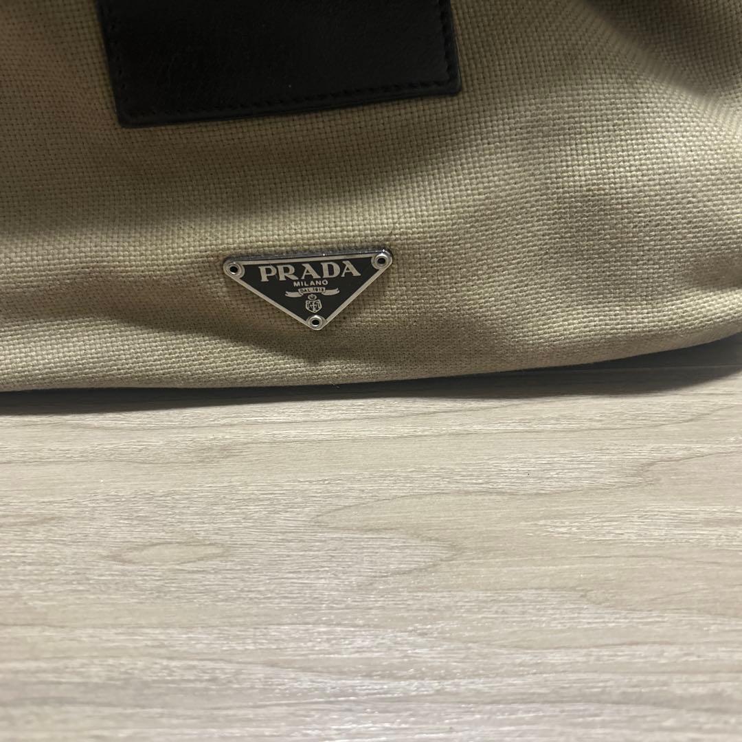 最終値下げ　プラダ ナイロン サフィアーノレザー ボストンバッグ トラベルバッグ