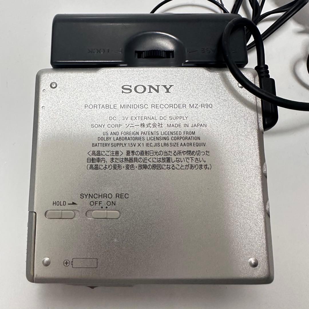 再生OK 外観美品　SONY MZ-R90 Walkman MDレコーダー