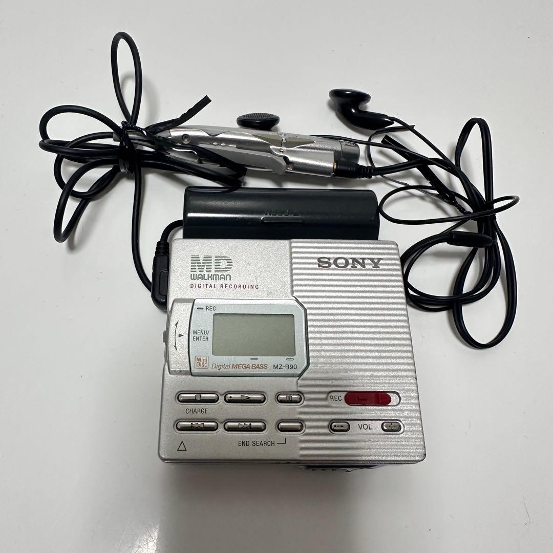 再生OK 外観美品　SONY MZ-R90 Walkman MDレコーダー