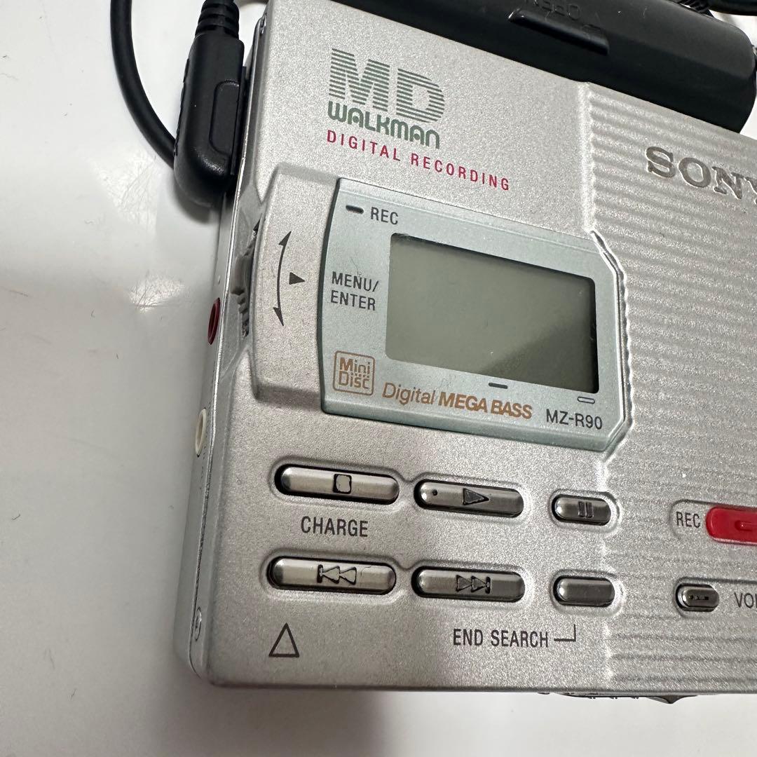 再生OK 外観美品　SONY MZ-R90 Walkman MDレコーダー