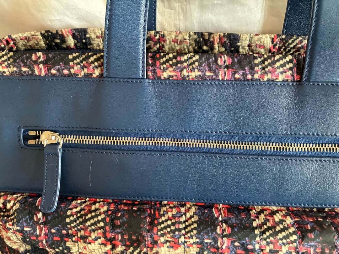 yoshi 様♡CHANEL ツイード　ナイロン　トートバッグ