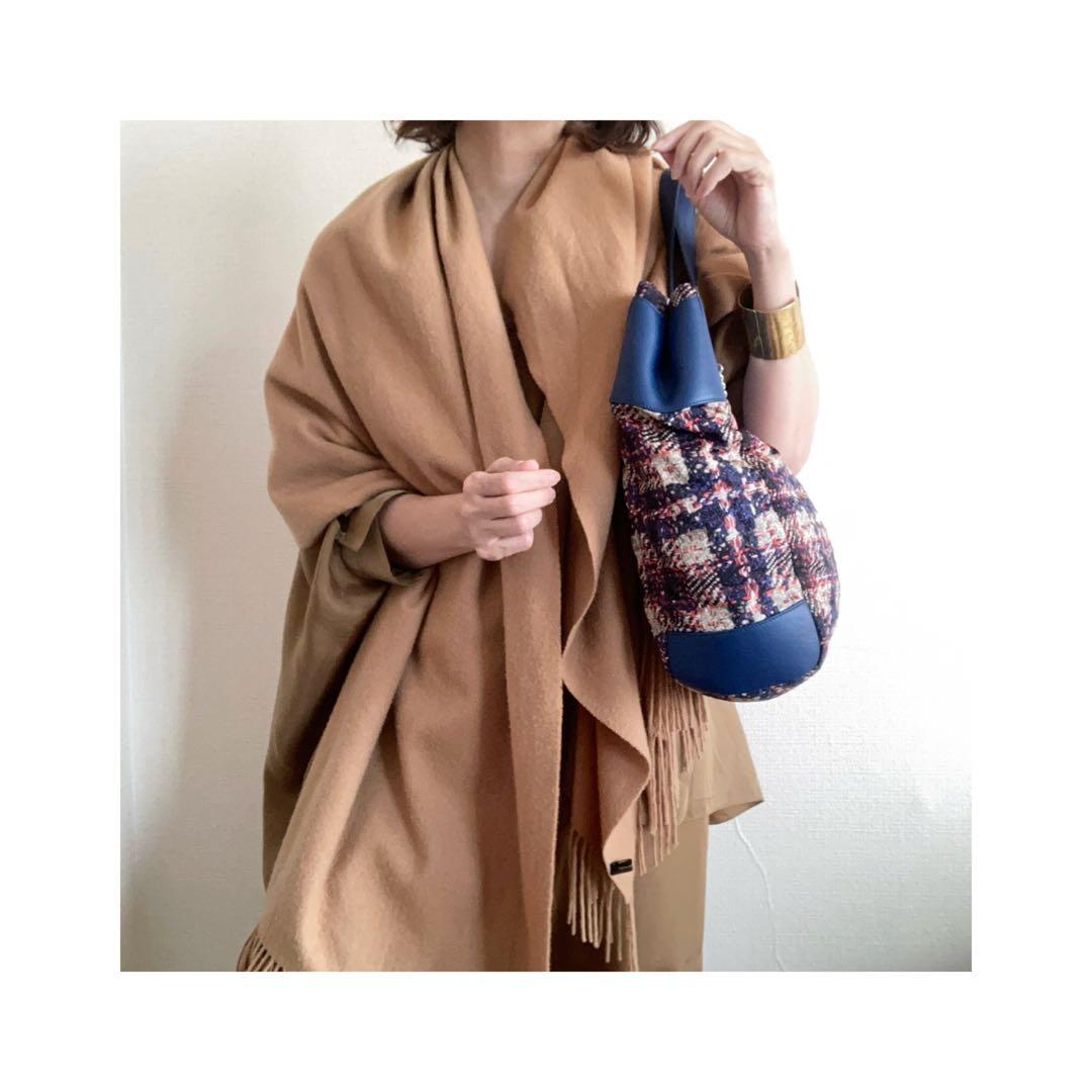 yoshi 様♡CHANEL ツイード　ナイロン　トートバッグ