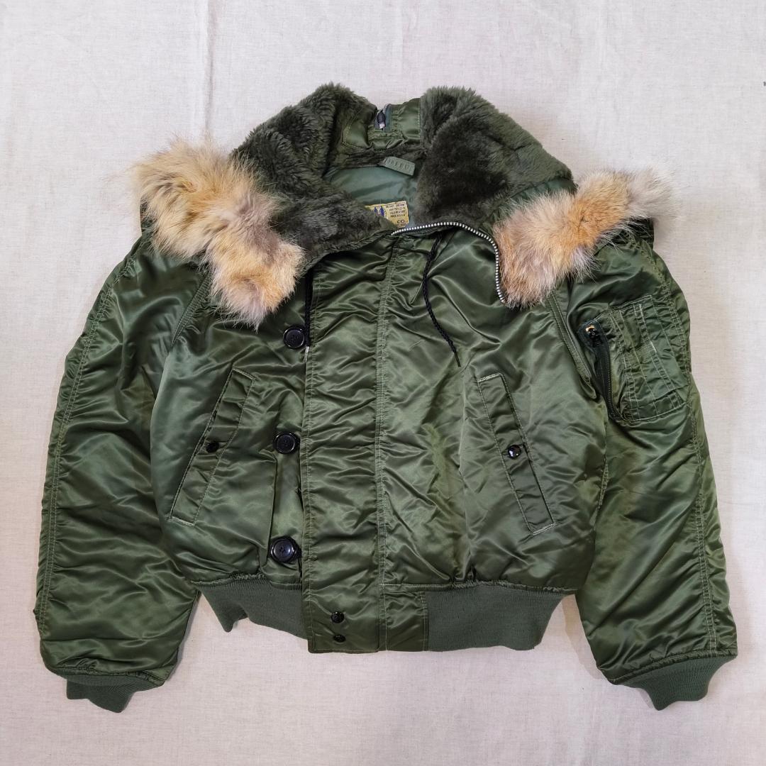 美品 90s 00s USA製 リアルファー CORINTH N-2B