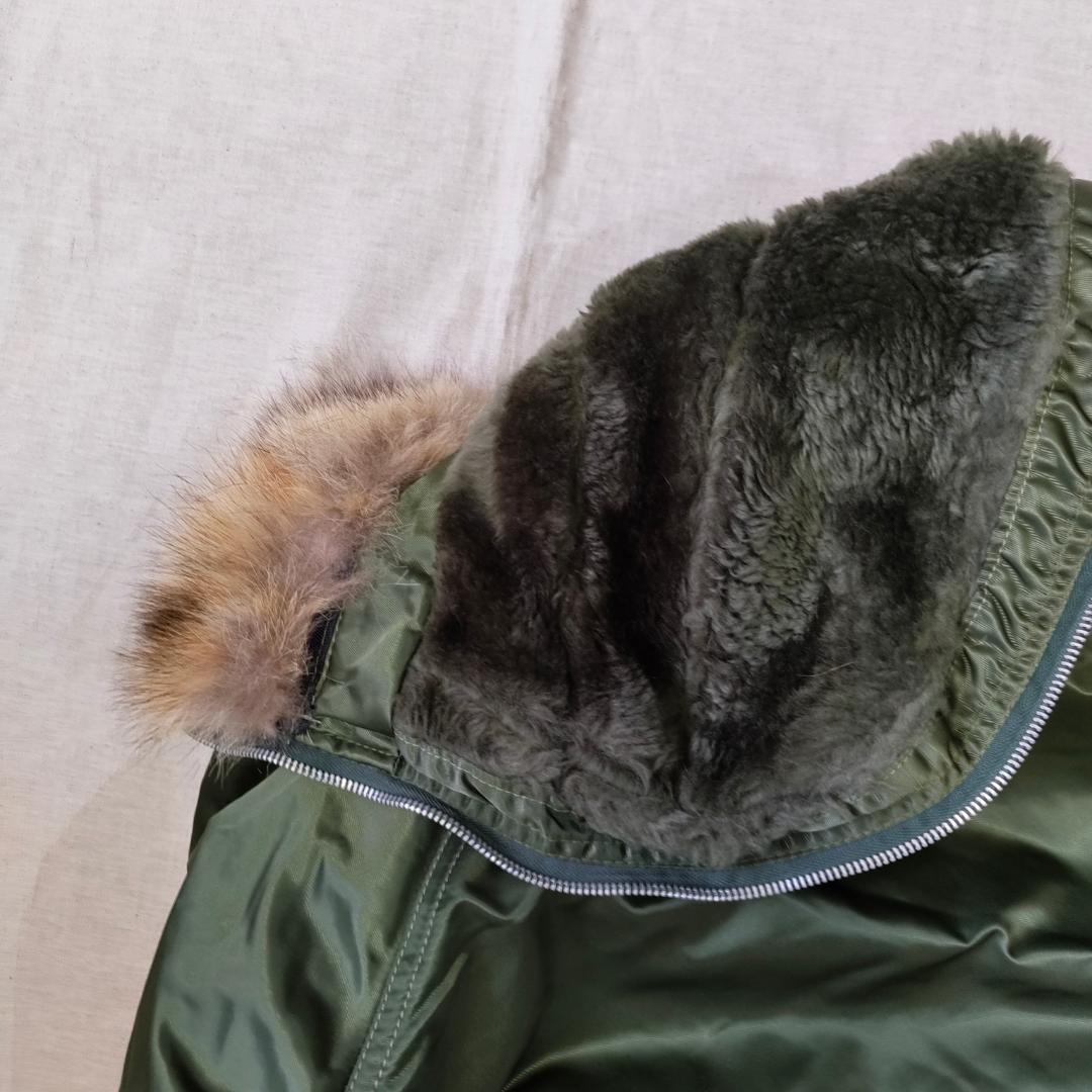 美品 90s 00s USA製 リアルファー CORINTH N-2B