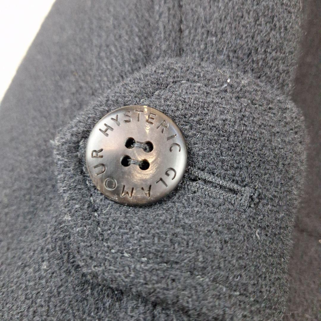 ヒステリックグラマー　デニムドッキング　ダッフルコート　ブラック　M