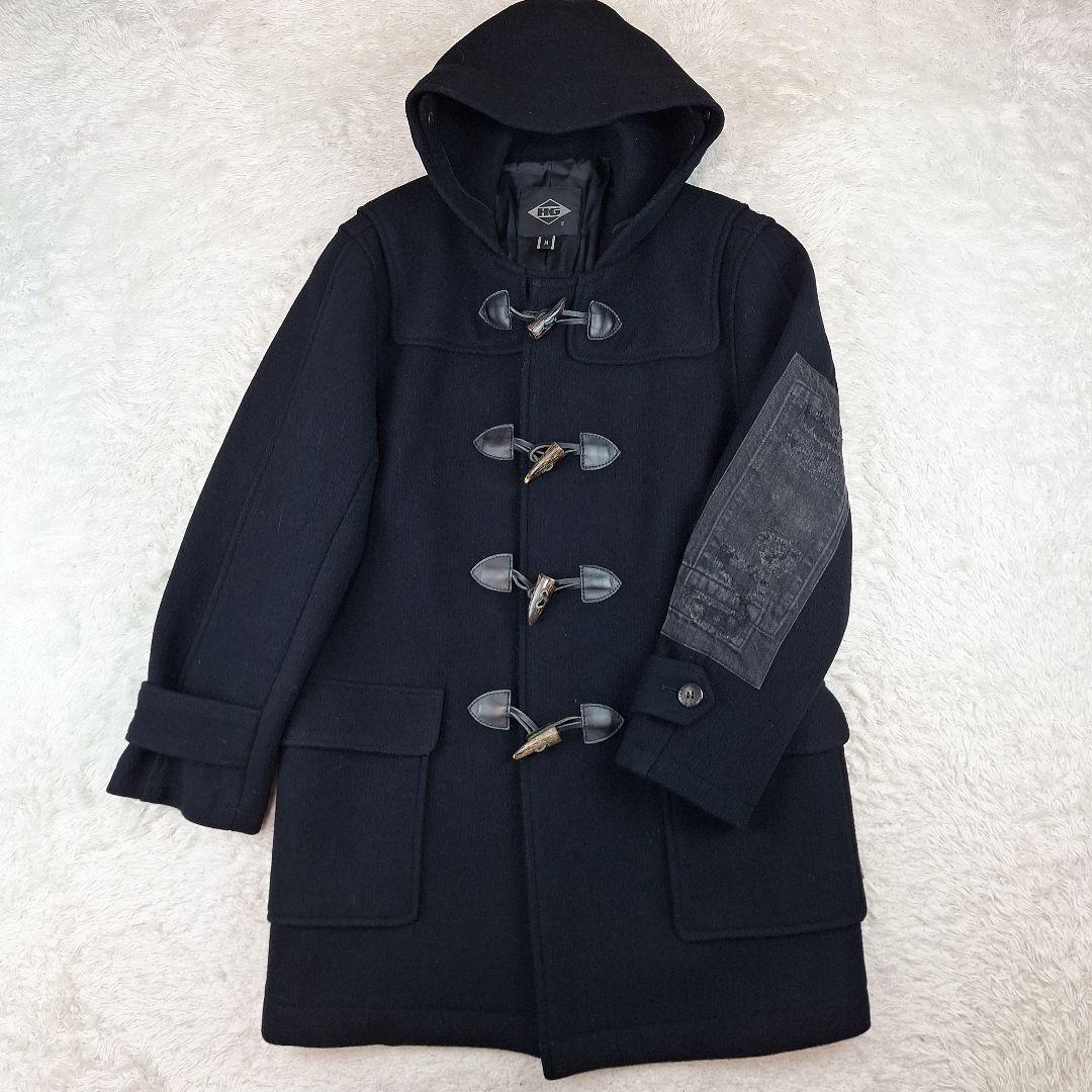 ヒステリックグラマー　デニムドッキング　ダッフルコート　ブラック　M