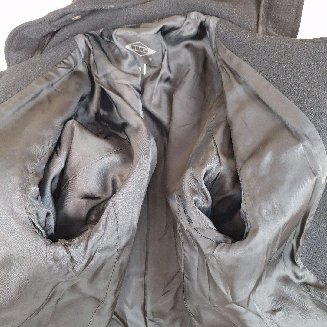 ヒステリックグラマー　デニムドッキング　ダッフルコート　ブラック　M