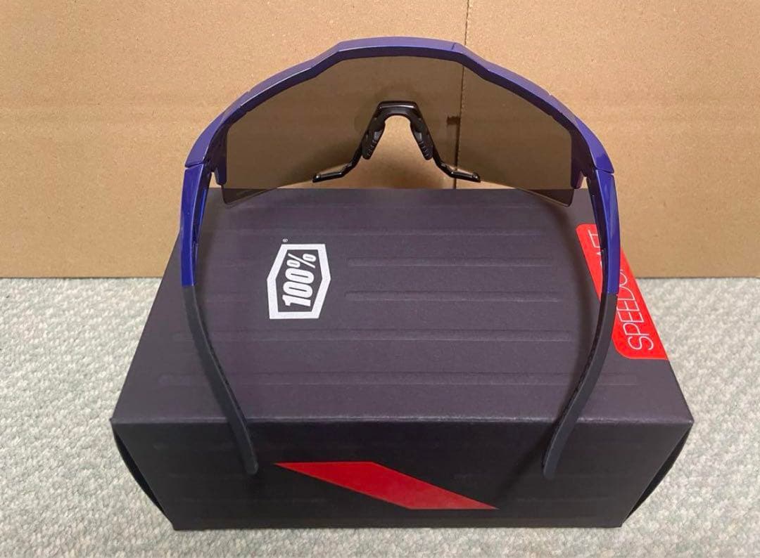 100% サングラス speedctaft Gloss Cobalt Blue